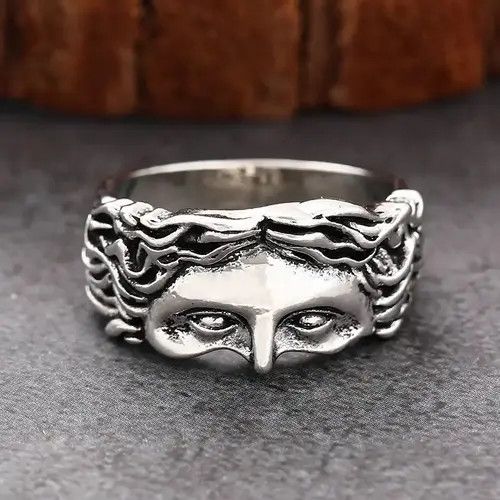 Jewelry "Masumi x Chika "Half Face Ring ( size 5 to 11 ) Size ONE SIZE - 4 Thumbnail
