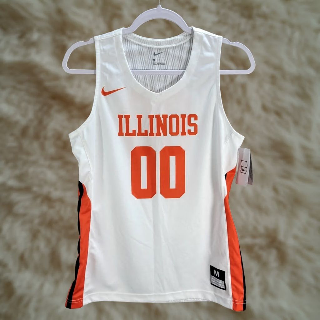 Nike Nike Illinois White Sample Jersey Basketball Women's M NWT Size M / US 6-8 / IT 42-44 - 1 Thumbnail