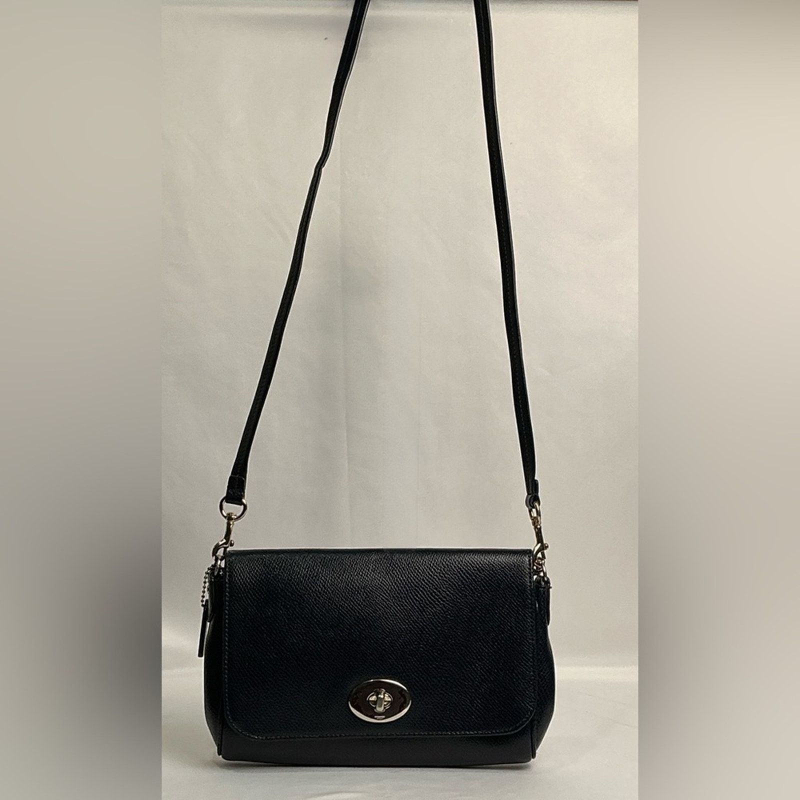 Coach Coach Mini Ruby Navy Blue Leather Crossbody 2 Straps 34604 Size ONE SIZE - 7 Thumbnail