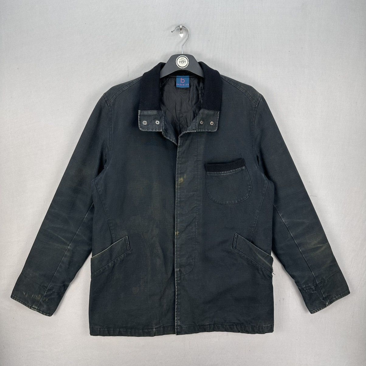 RAGEBLUE Vintage 90's RAGEBLUE Japan Chore Jacket Workwear Size US M / EU 48-50 / 2 - 1 Thumbnail