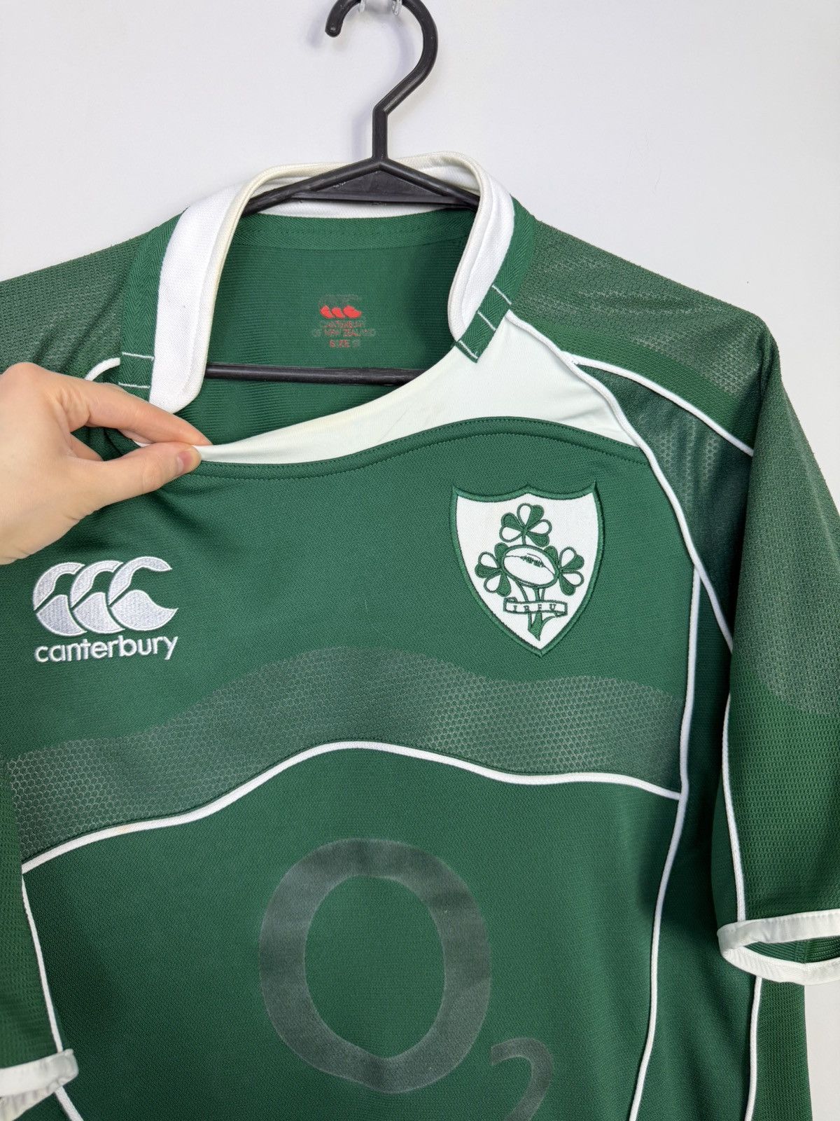 Canterbury of New Zealand Jersey Canterbury Ireland 2007 Irish Rugny Union Vintage Size US M / EU 48-50 / 2 - 2 Thumbnail