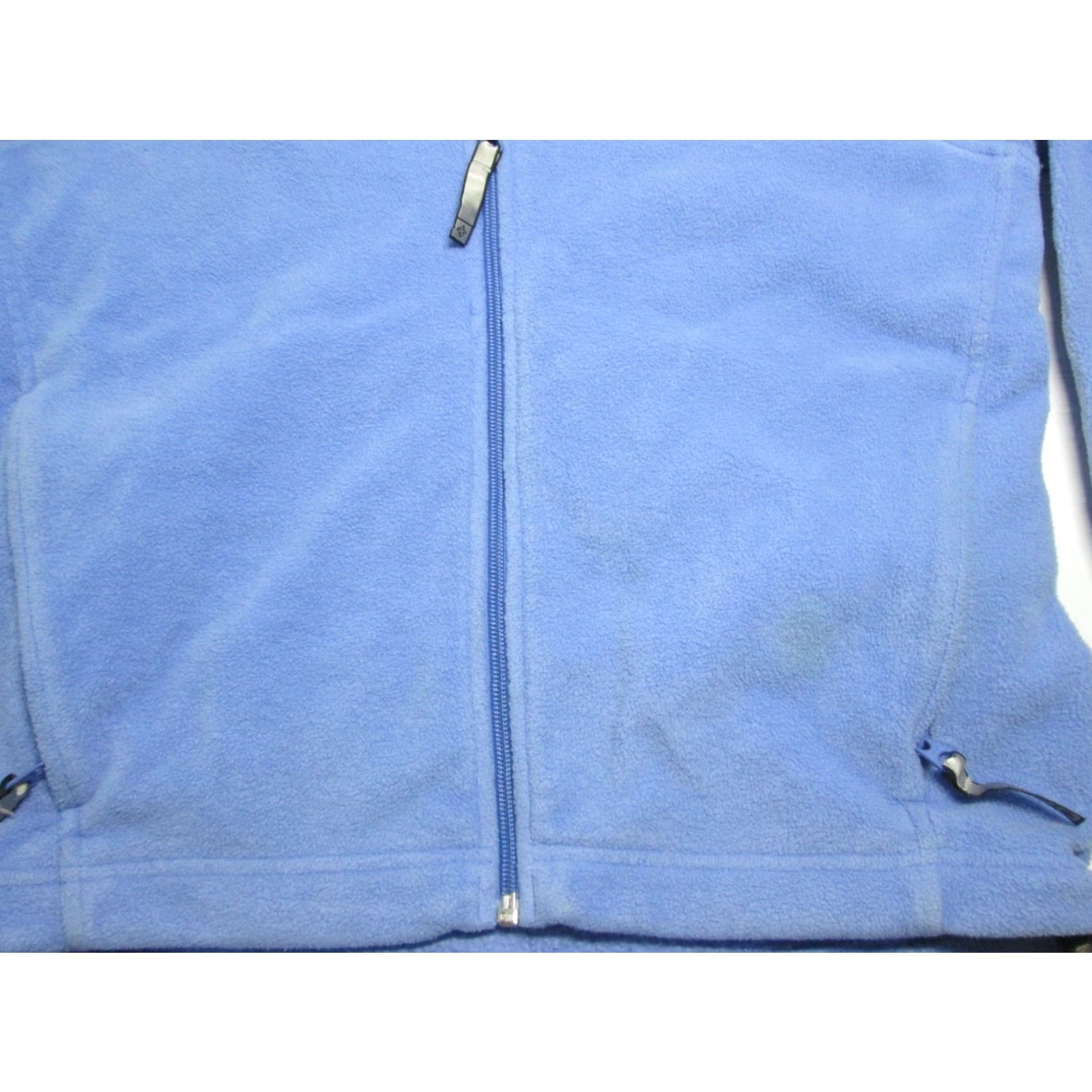 Vintage Columbia Womens Jacket Windbreaker S Blue Fleece Outerwear Zip Pockets Long Sleeve Solid Pattern Zip Closure Size S / US 4 / IT 40 - 3 Thumbnail
