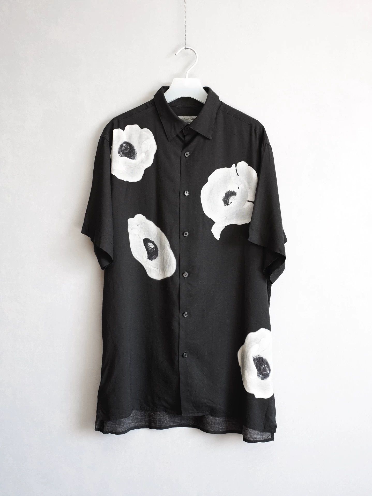 Yohji Yamamoto Yohji Yamamoto 24AW Ink Wash Floral Shirt Size US M / EU 48-50 / 2 - 1 Thumbnail