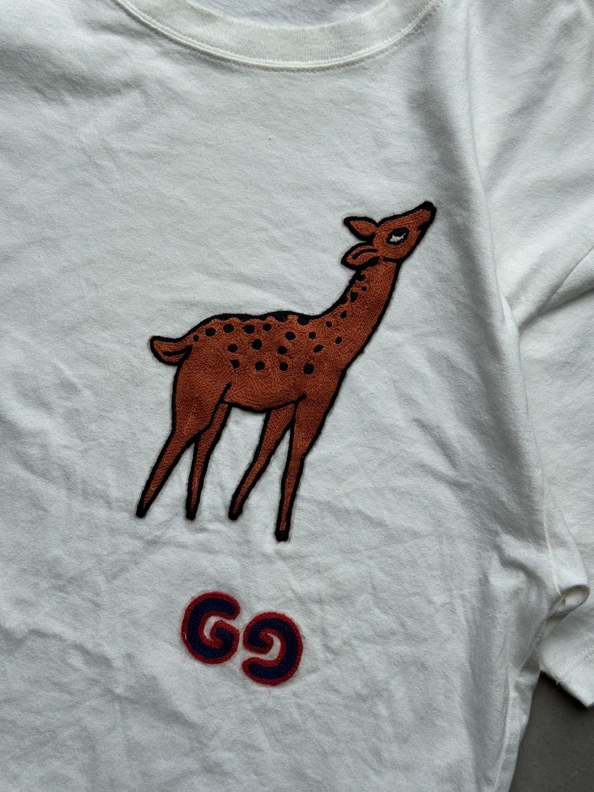 Gucci Gucci - Deer Patch Shirts Size US S / EU 44-46 / 1 - 6 Thumbnail