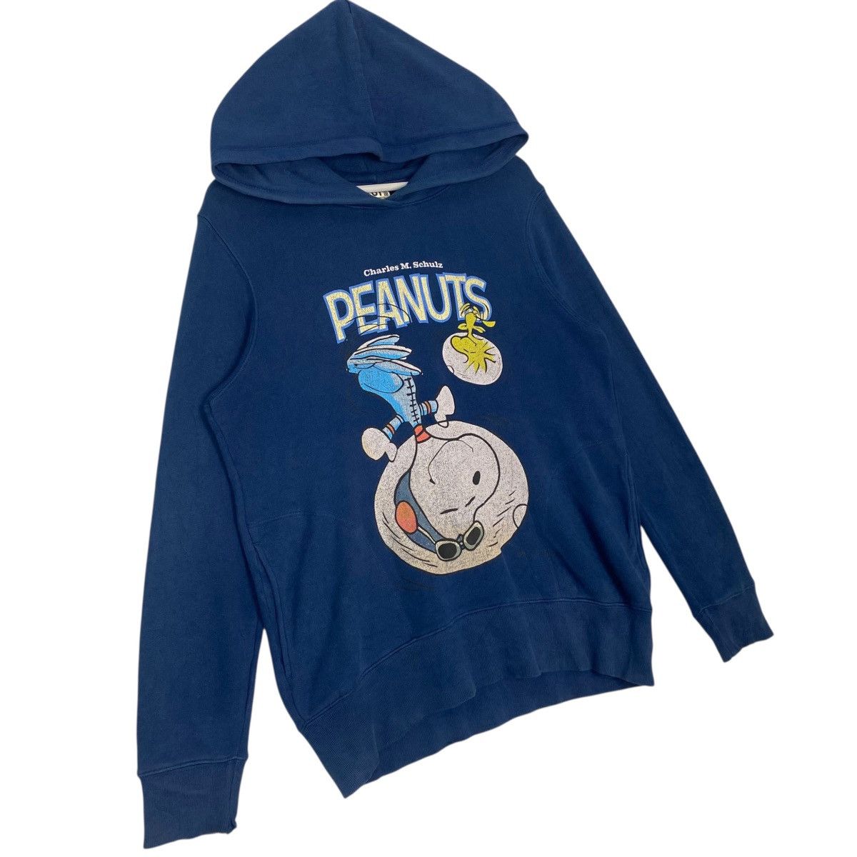 Other Vintage Peanuts Snoooy Hoodie Sweater Blue Big Logo Size XL Size XL / US 12-14 / IT 48-50 - 3 Thumbnail