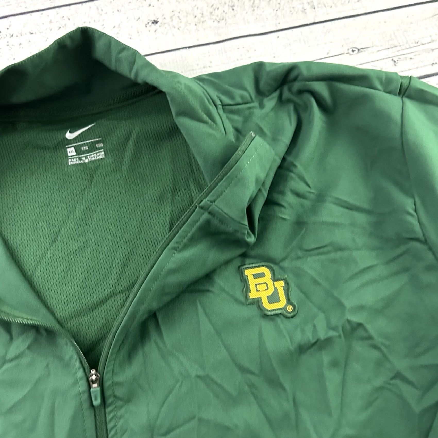Nike Nike Baylor Bears Full Zip Track Jacket Men's XXL Green Size US XXL / EU 58 / 5 - 3 Thumbnail