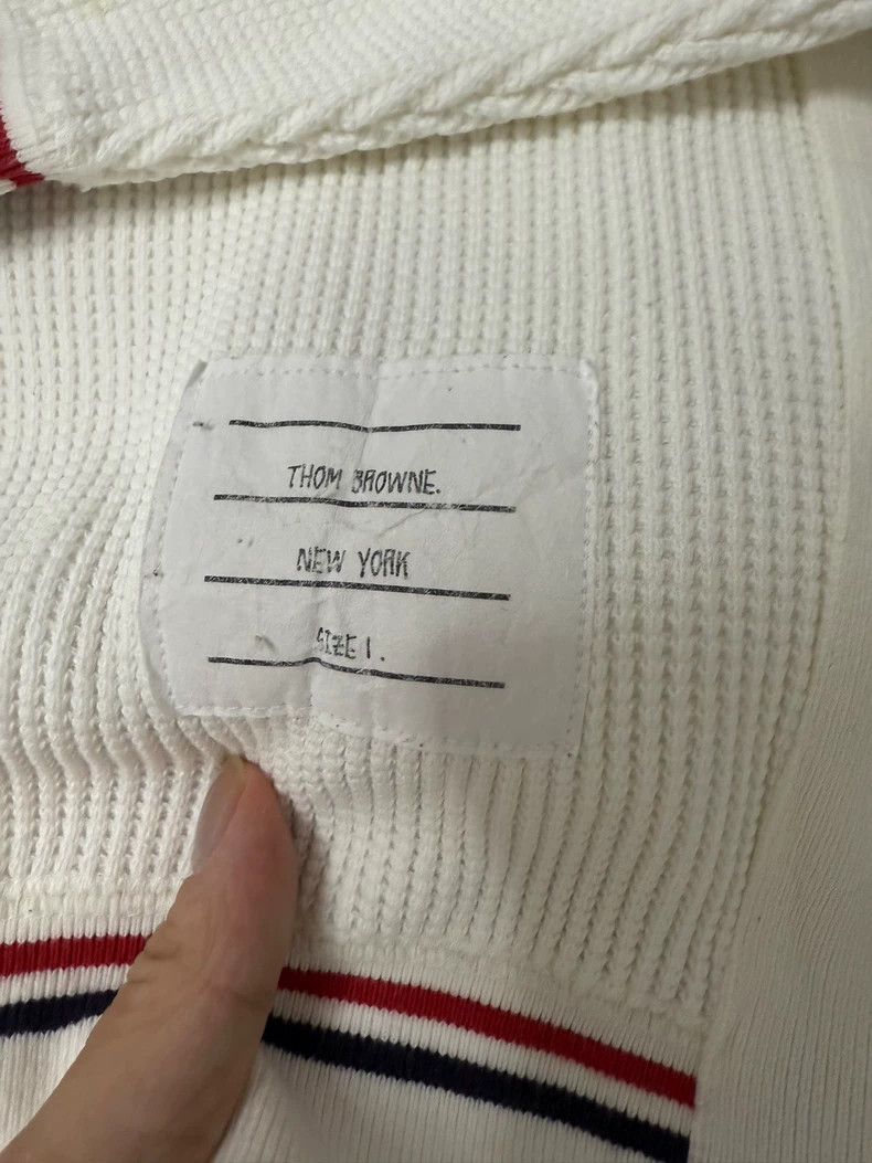 Thom Browne Thom Browne White hoodie Size US S / EU 44-46 / 1 - 2 Thumbnail