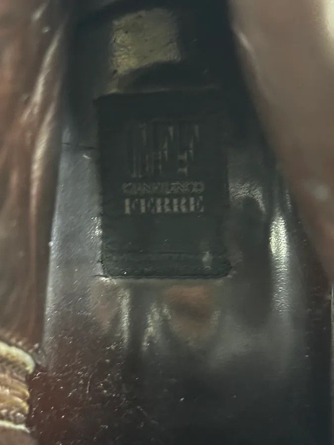 Gianfranco Ferre 2000s Gianfranco Ferré Brown Leather Army Boots Size US 8 / EU 41 - 7 Thumbnail