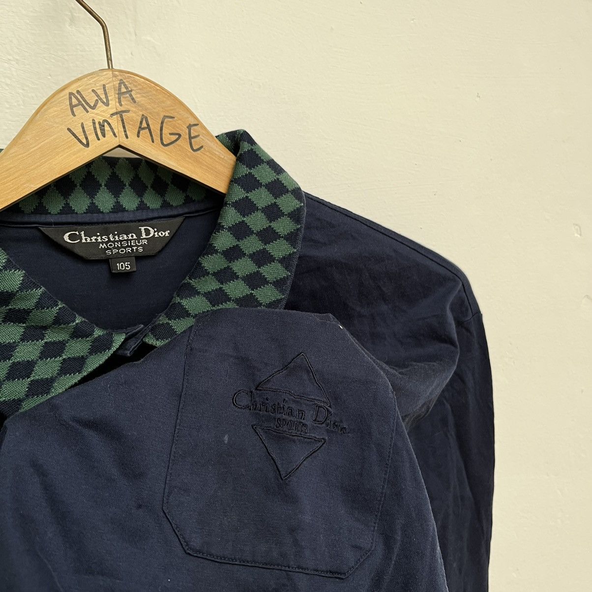 Christian Dior Monsieur × Vintage Authentics Vintage Christian Dior Sports Polo Shirt Big Logo Size US M / EU 48-50 / 2 - 4 Thumbnail