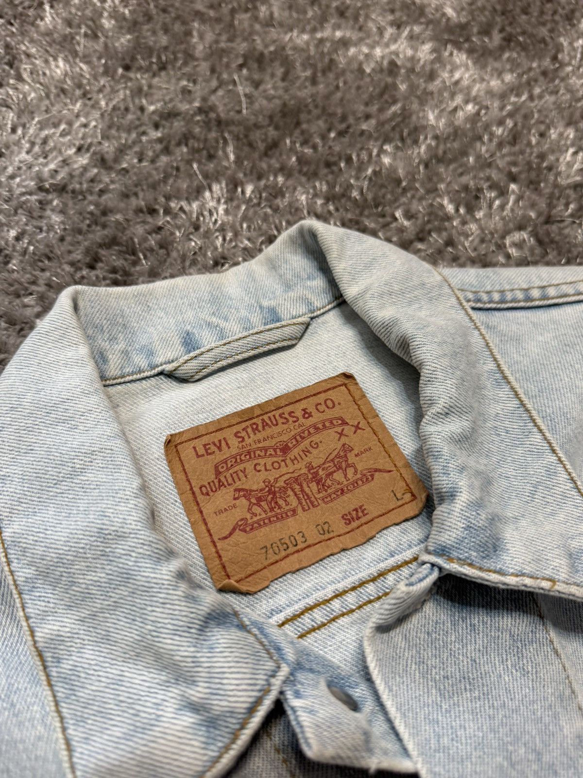 Levi's Vintage Levi’s Denim Jacket Size L 80-90s Streetwear Jeans Size US L / EU 52-54 / 3 - 2 Thumbnail