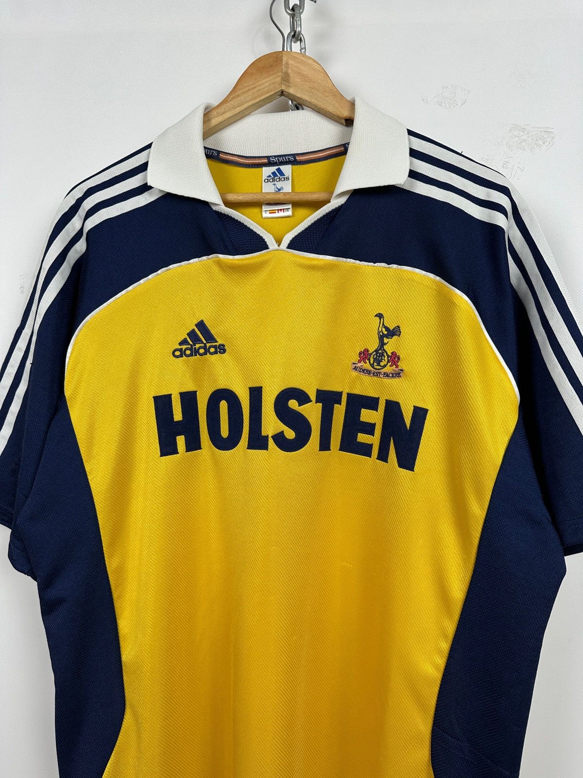 Adidas 1999/00 Adidas Tottenham Hotspur Vintage Away Jersey Size US L / EU 52-54 / 3 - 4 Thumbnail