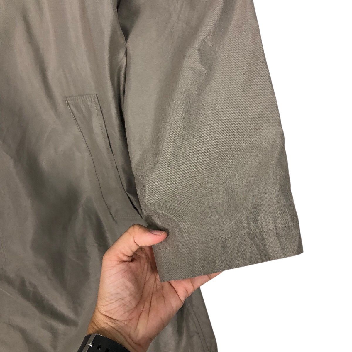 📌Vintage Long Jacket Genuine Pelle Leather Ermenegildo Zegna