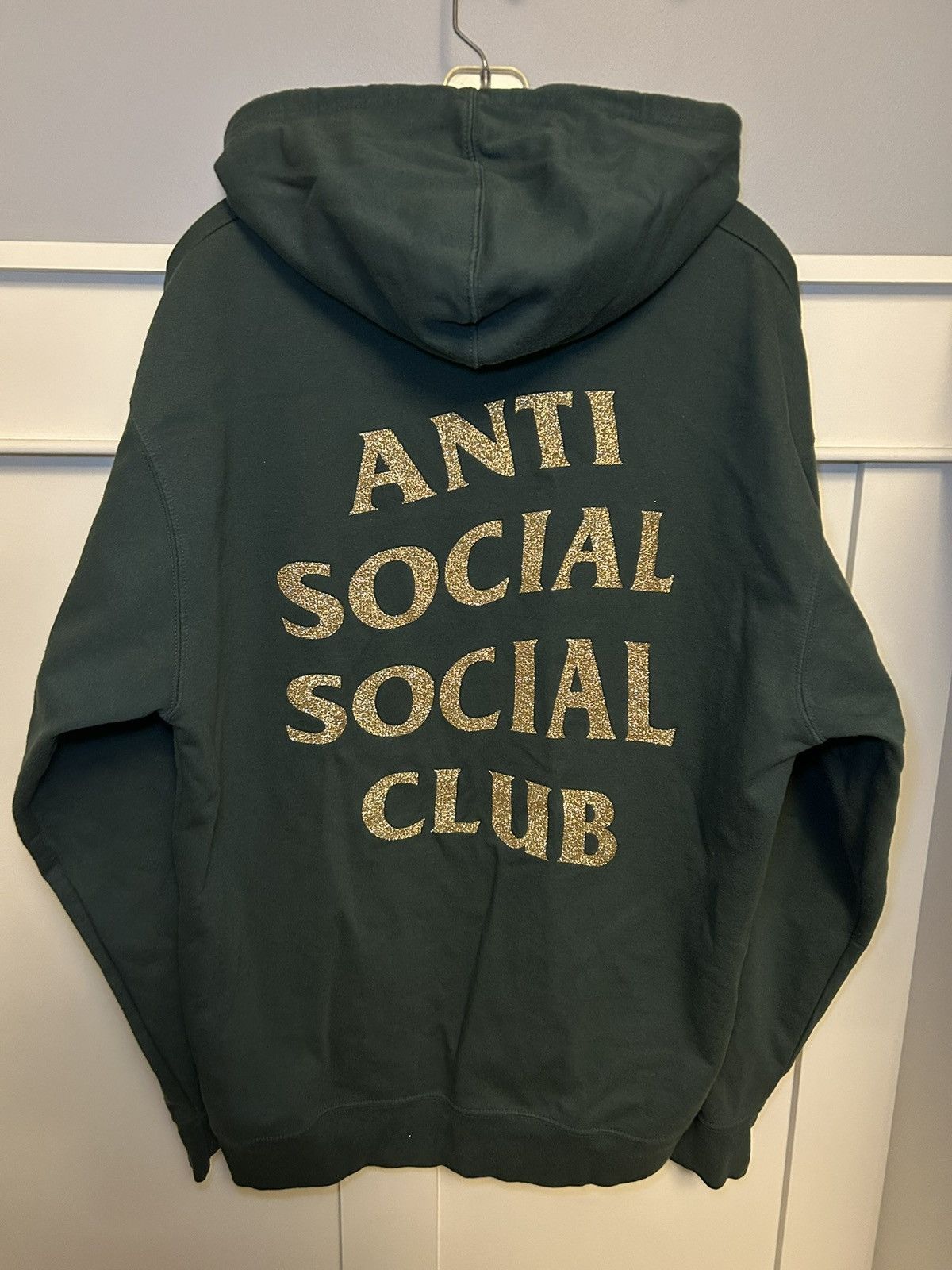 Anti Social Social Club Anti Social Social Club gold sparkle print pullover hoodie Size US L / EU 52-54 / 3 - 1 Thumbnail