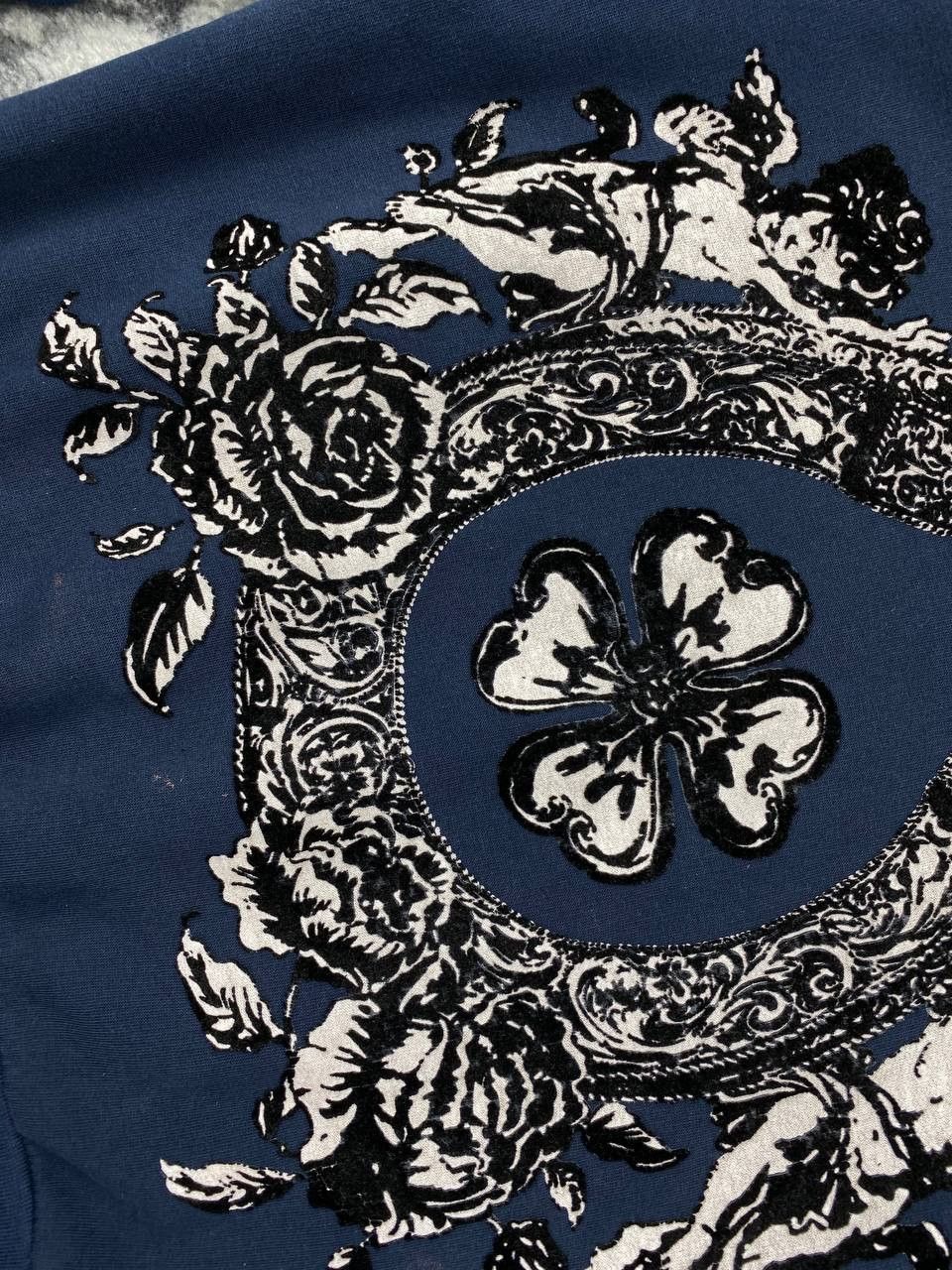 Dolce & Gabbana Vintage Dolce Gabbana Big Angel Logo Hoodie Men Size 50 Blue Size US M / EU 48-50 / 2 - 5 Thumbnail