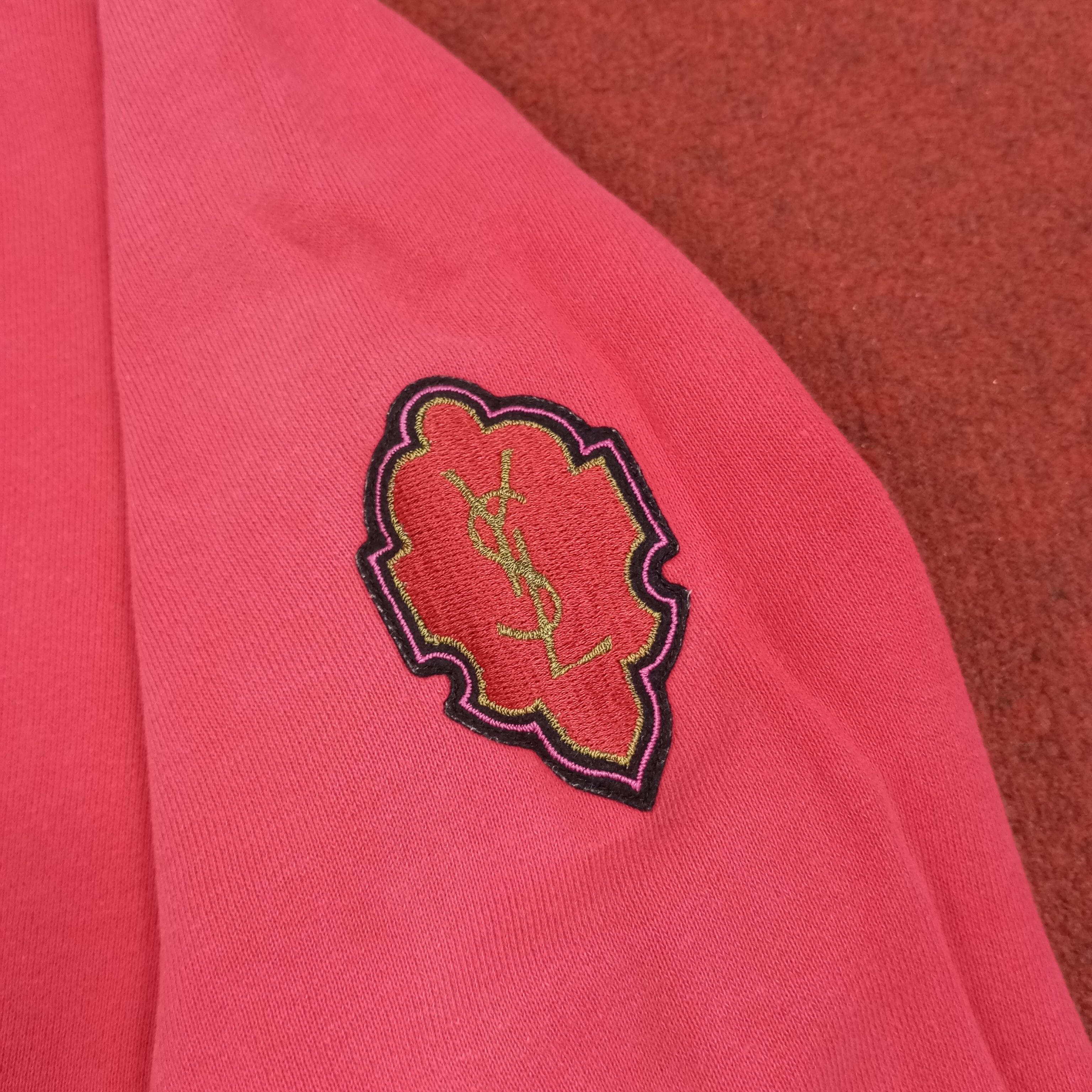 Vintage × Yves Saint Laurent Yves Saint Laurent Fashion Style YSL Logo Design Sweatshirt Size US L / EU 52-54 / 3 - 2 Thumbnail
