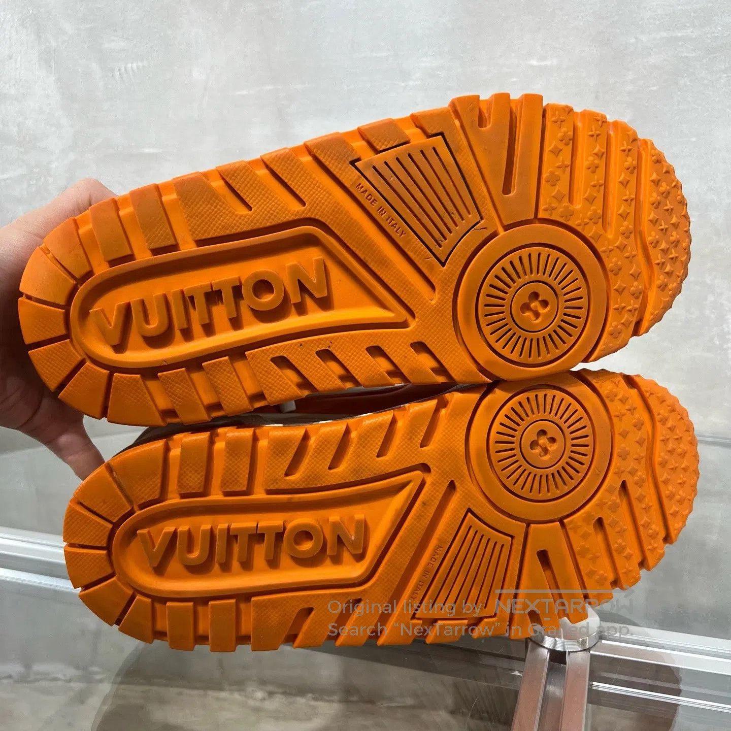 Louis Vuitton Louis Vuitton Rainer White Orange Fat Ding shoes Size US 9 / EU 42 - 7 Thumbnail