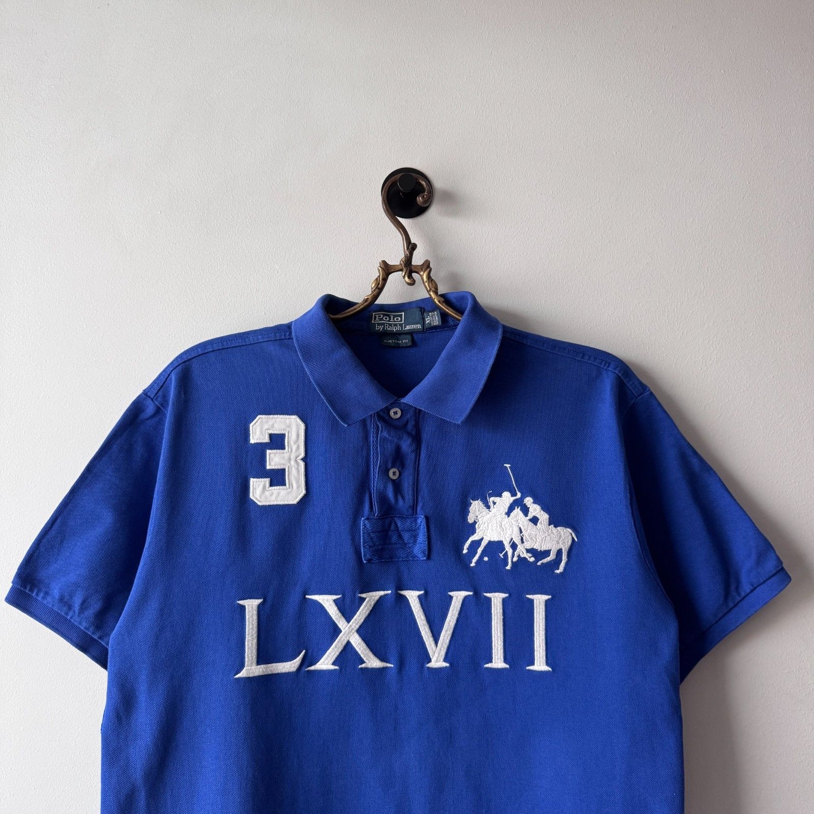 Polo Ralph Lauren Polo Ralph Lauren Big Pony Shirt Blue LXVII T-Shirt Size US XL / EU 56 / 4 - 3 Thumbnail