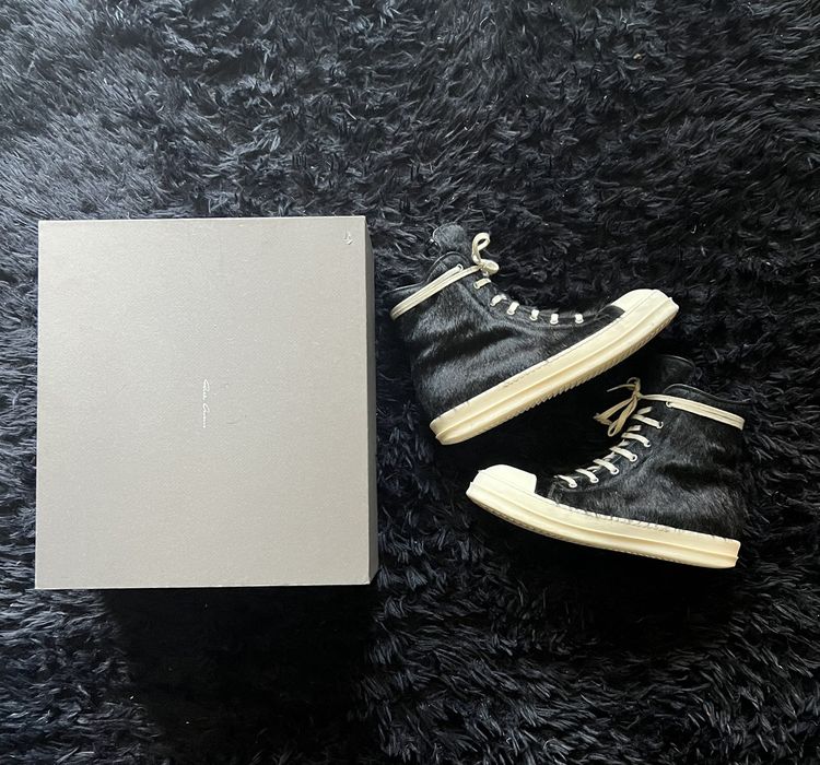 Rick Owens Gethsemane Pony Hair Ramones Fall 2021 Grailed