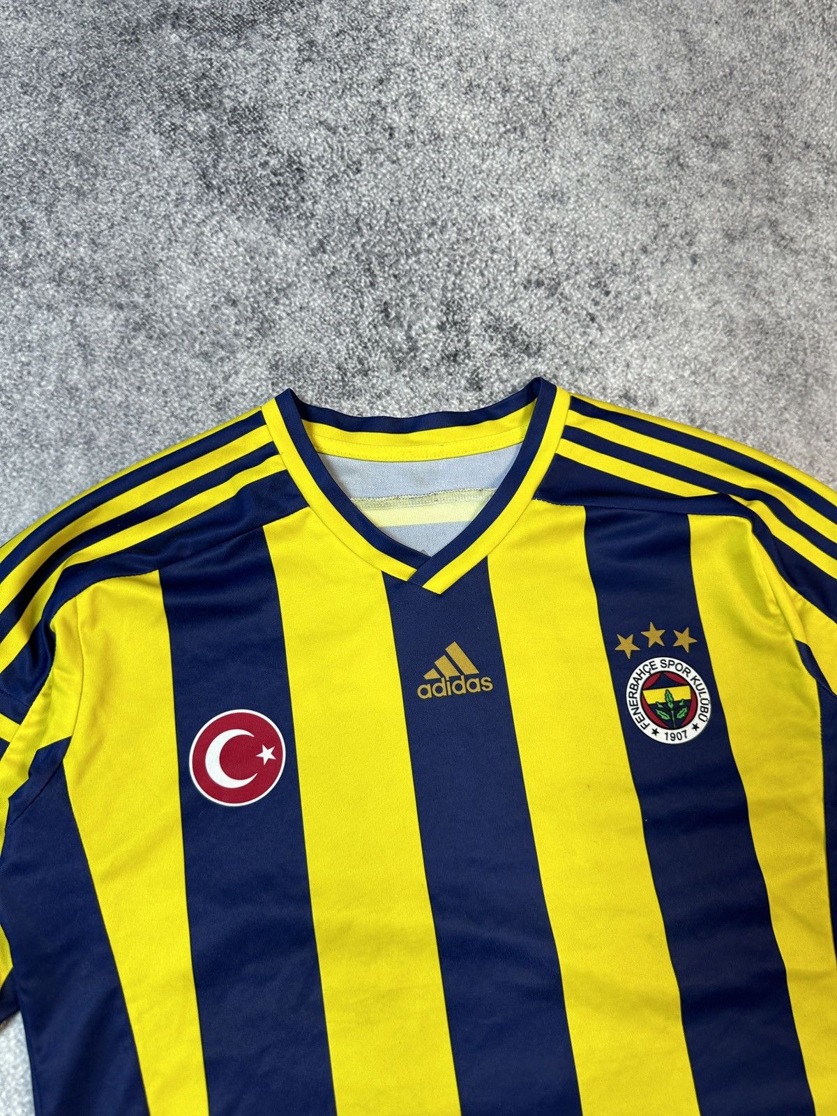 Adidas × Vintage Vintage Adidas Fenerbahche Soccer Jersey Turkey Blokecore L Size US L / EU 52-54 / 3 - 2 Thumbnail