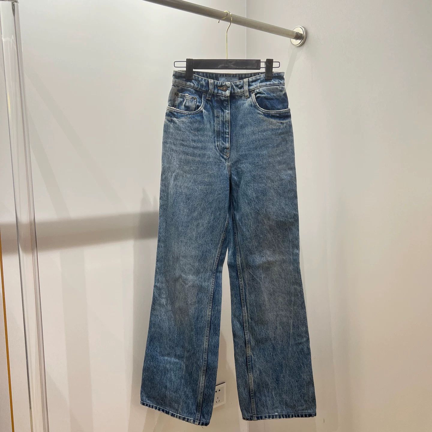 Prada Prada Retro Denim Jeans 26 Women Size 26" / US 2 / IT 38 - 1 Thumbnail