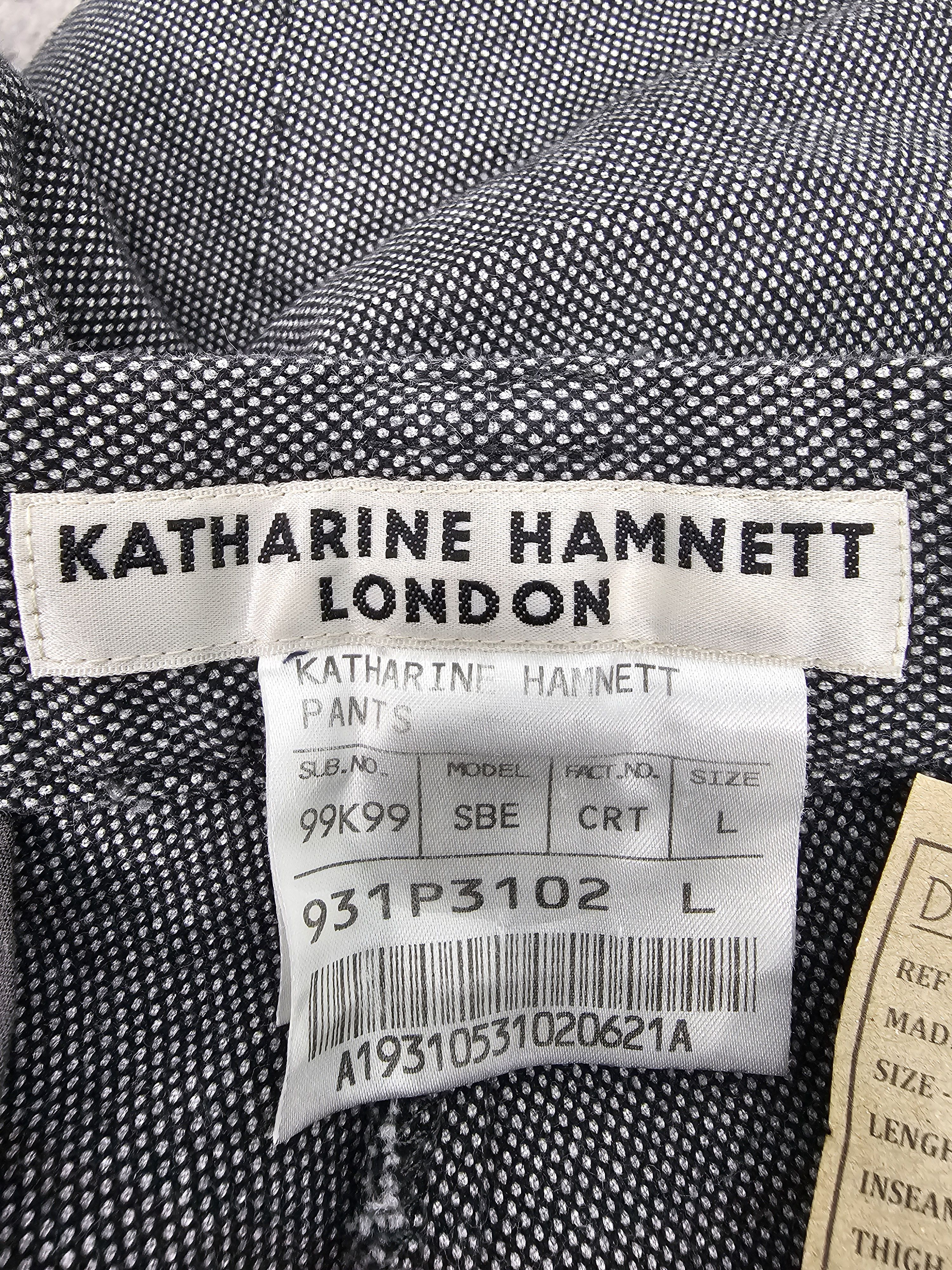 Katharine Hamnett London KATHARINE HAMNETT LONDON Casual Design Pants JB0263 Size US 31 - 11 Thumbnail