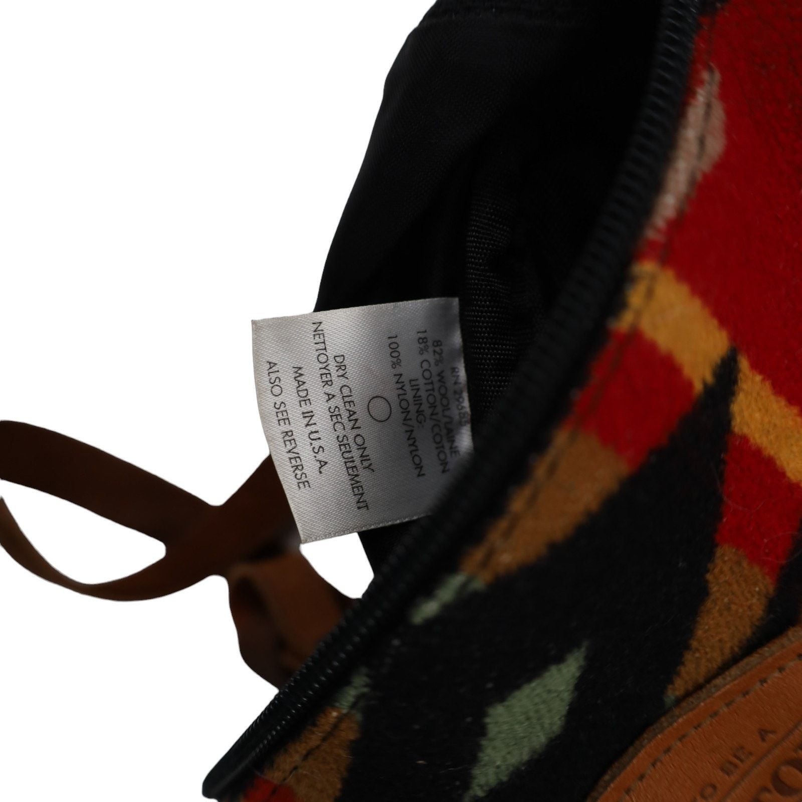 Pendleton × Vintage Vintage Pendleton Southwestern Aztec Print %100 Wool Purse Size ONE SIZE - 6 Thumbnail