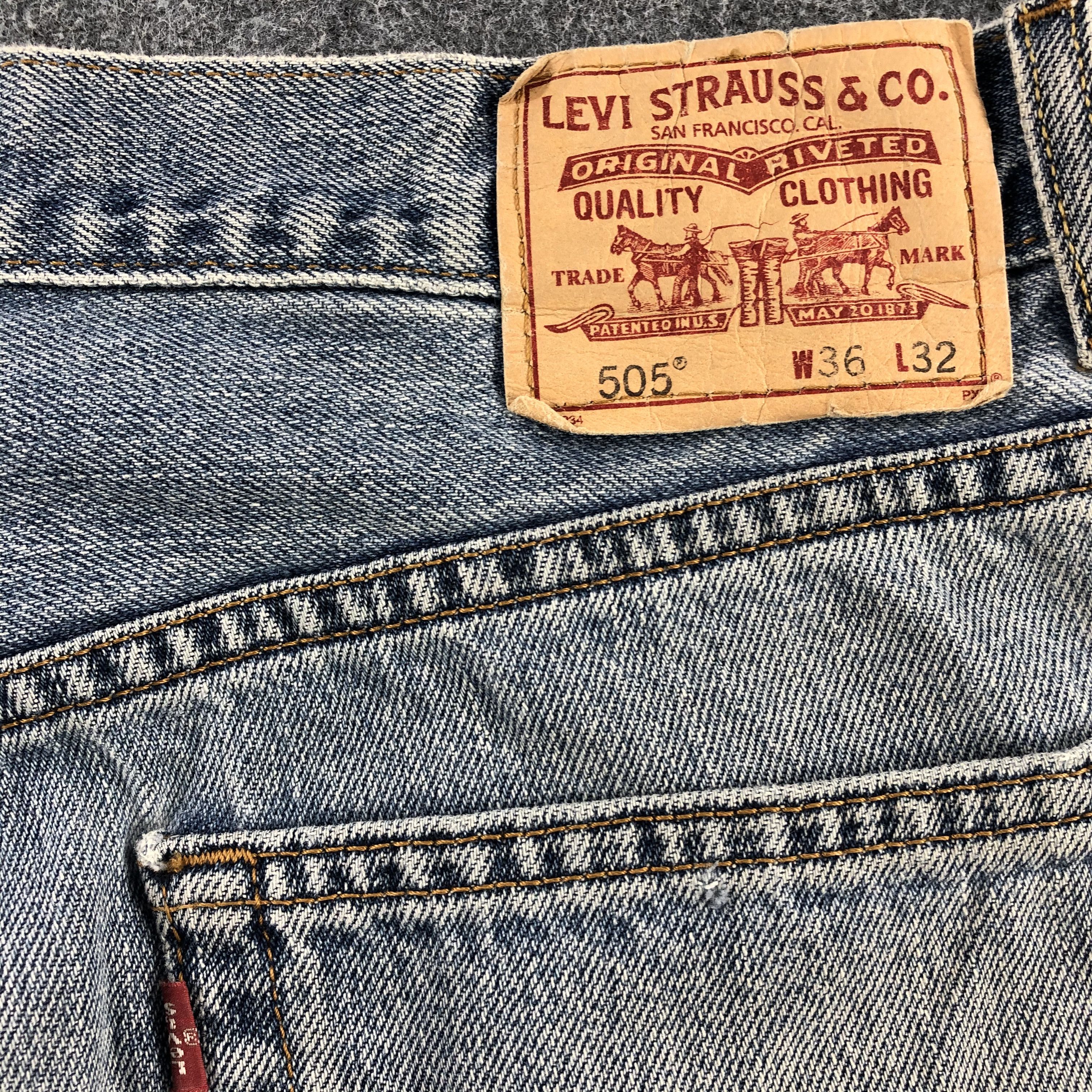 Levi's × Vintage Vintage Light Wash Levis 505 Jeans-JM1873 Size US 37 - 6 Thumbnail