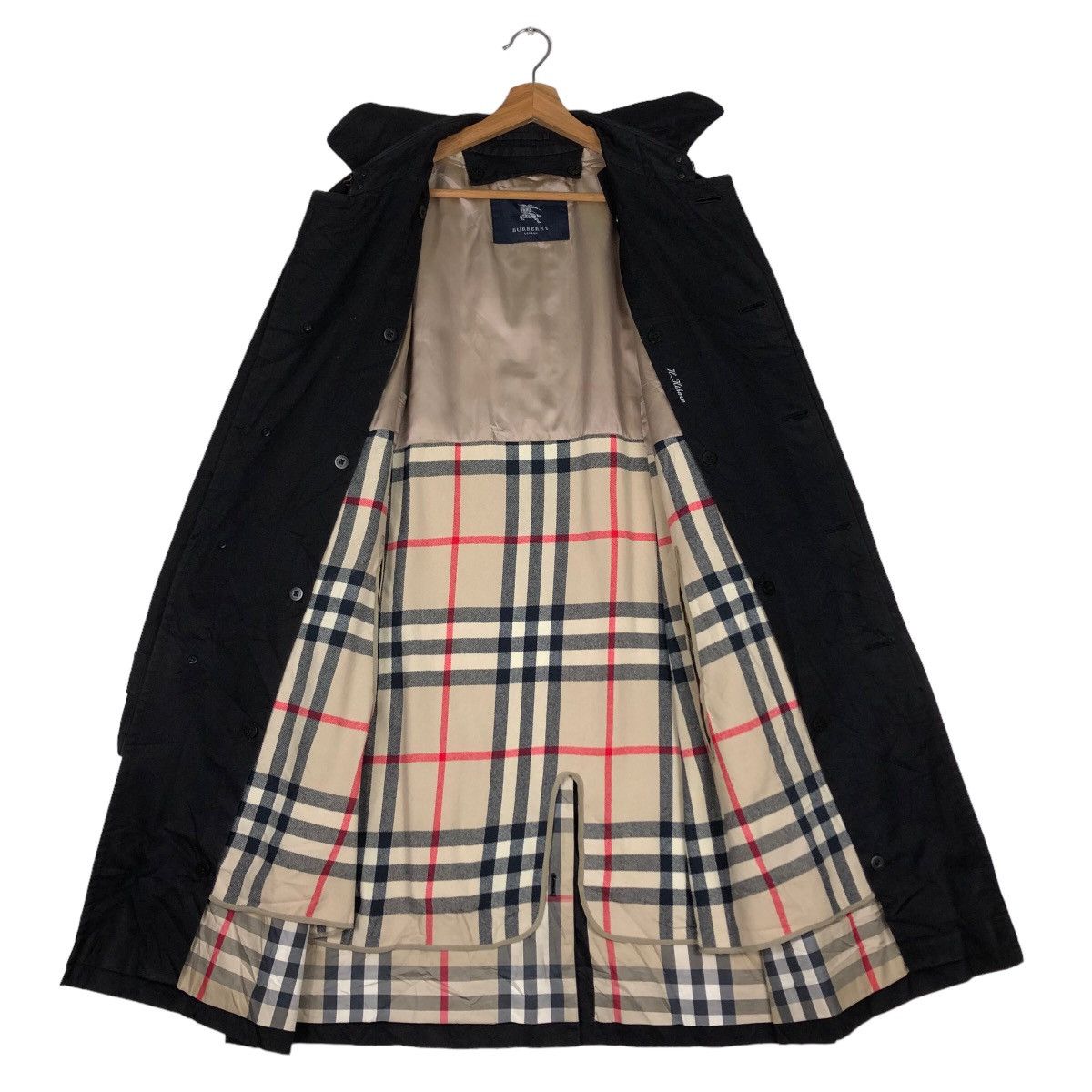 Burberry 🔥Vintage Long Jacket Burberry London Nova Check Size US M / EU 48-50 / 2 - 11 Thumbnail