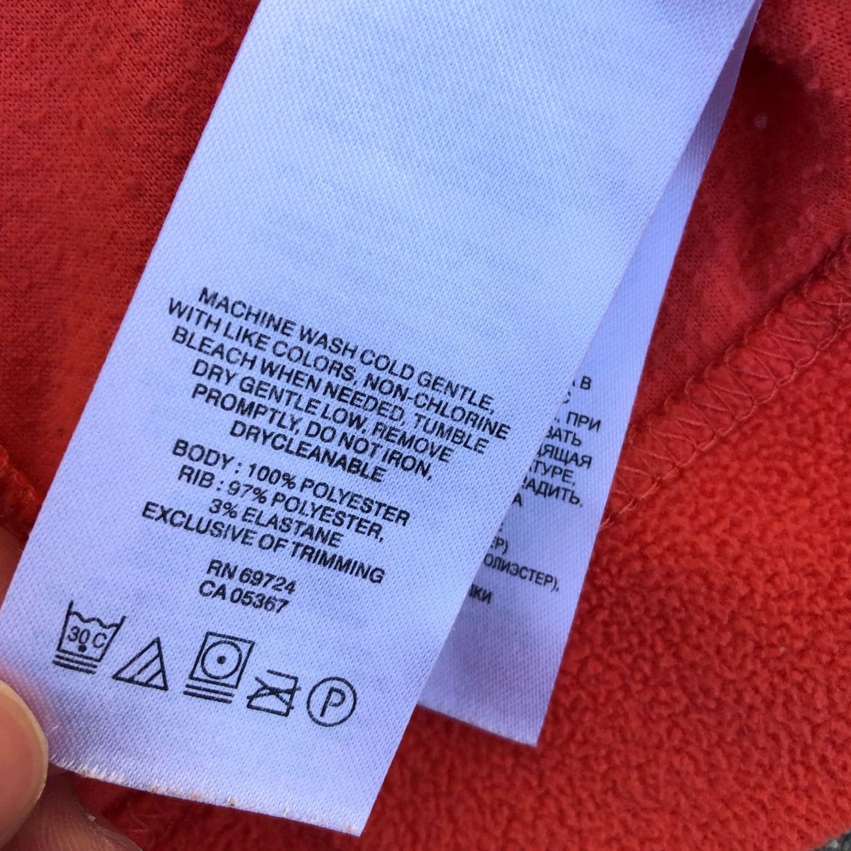 Vintage COLUMBIA Fleece Hoodie Pullover Sweatshirt XL Women's Orange Sweater Size XL / US 12-14 / IT 48-50 - 4 Thumbnail