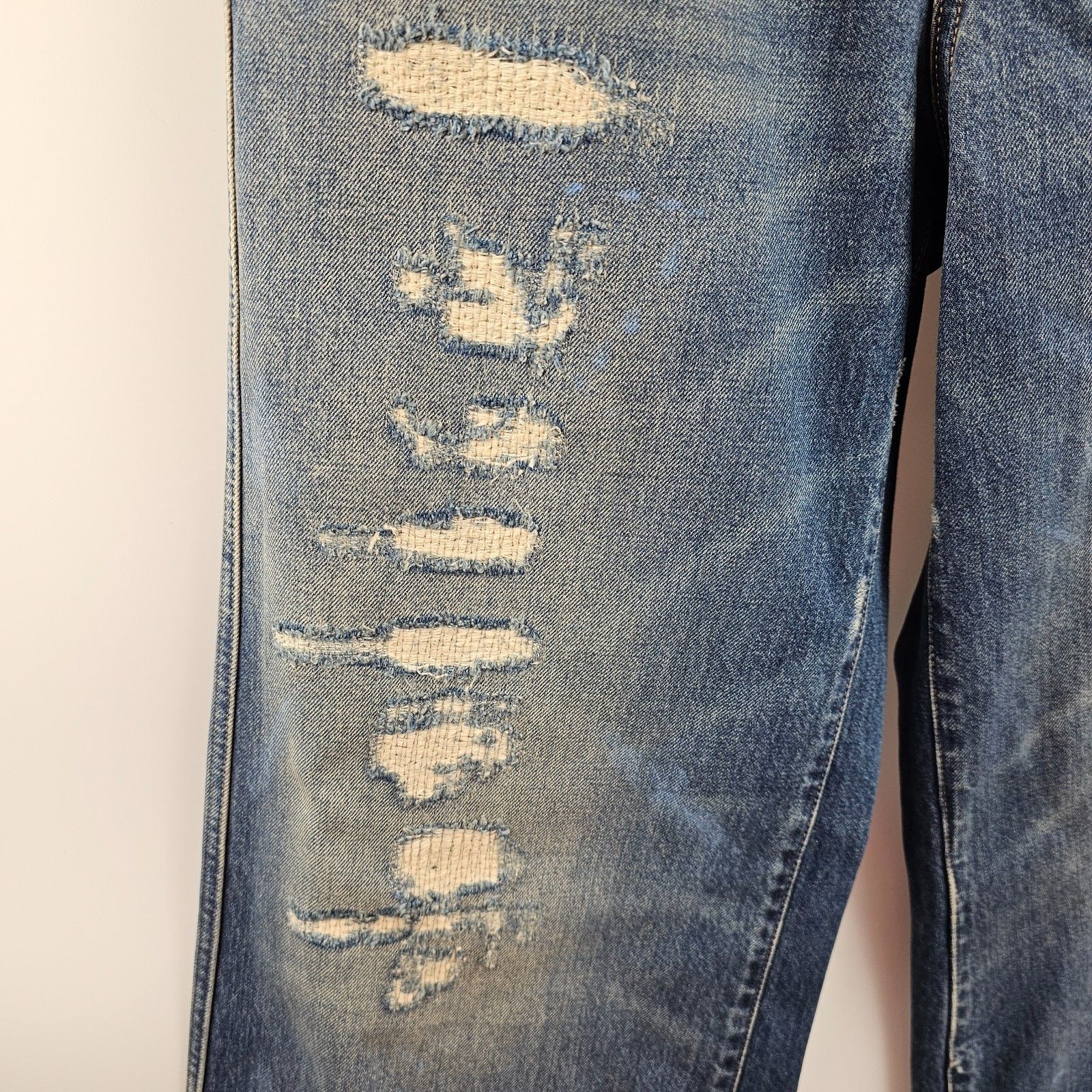 Dior DIOR $3000 Blue Flared Jeans New & Authentic (Men's size:36; Size 25" / US 0 / IT 36 - 4 Thumbnail