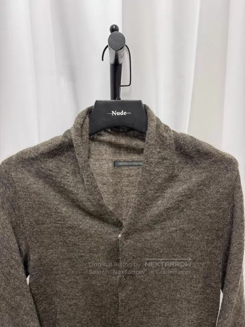 Yohji Yamamoto YOHJI YAMAMOTO Cape Mohair Asymmetrical Cardigan Size US L / EU 52-54 / 3 - 4 Thumbnail