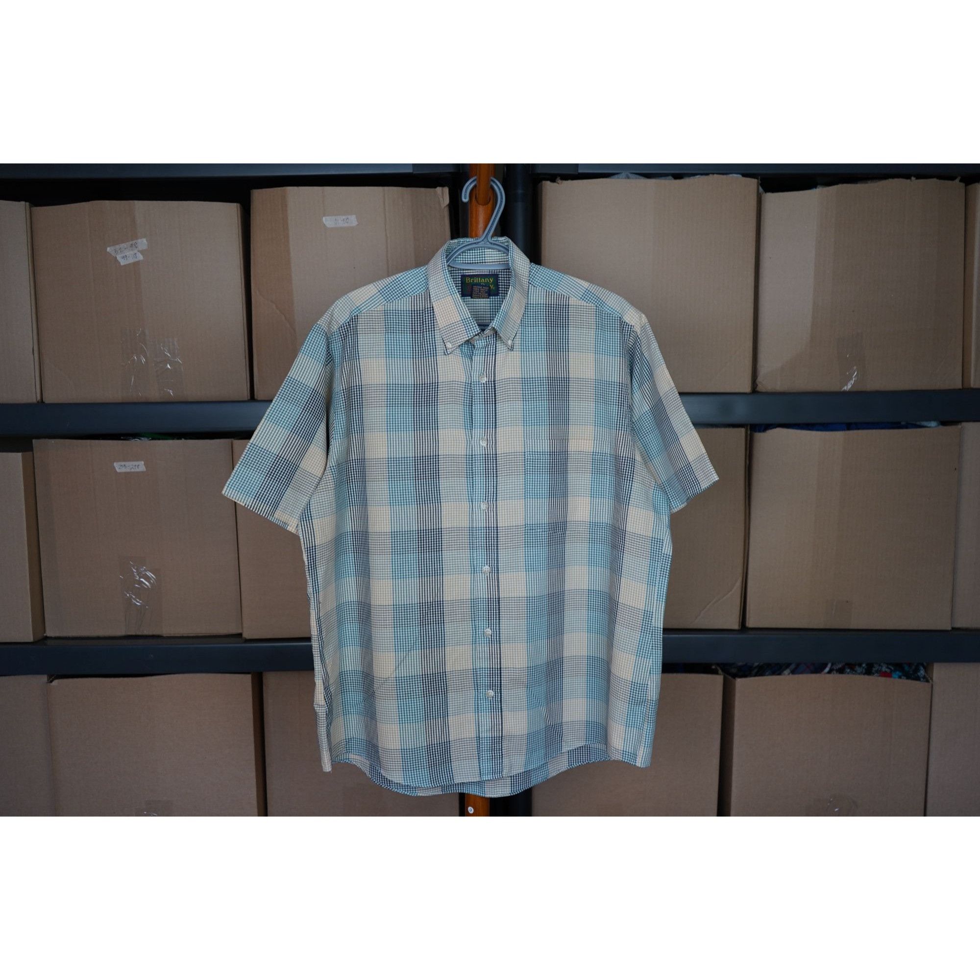 Vintage Britanny Bay Casual Shirt Men's L #348 Size US L / EU 52-54 / 3 - 1 Thumbnail