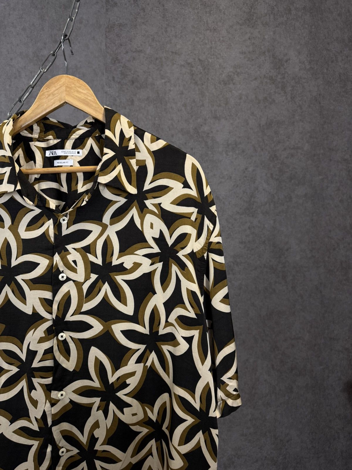 Zara Zara Man art crazy Hawaiian shirt Size US XL / EU 56 / 4 - 2 Thumbnail