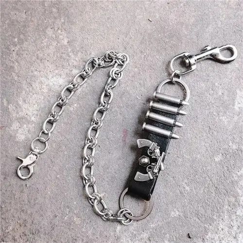 Jewelry Punk Bullet Belt Pants Chain Size ONE SIZE - 3 Thumbnail