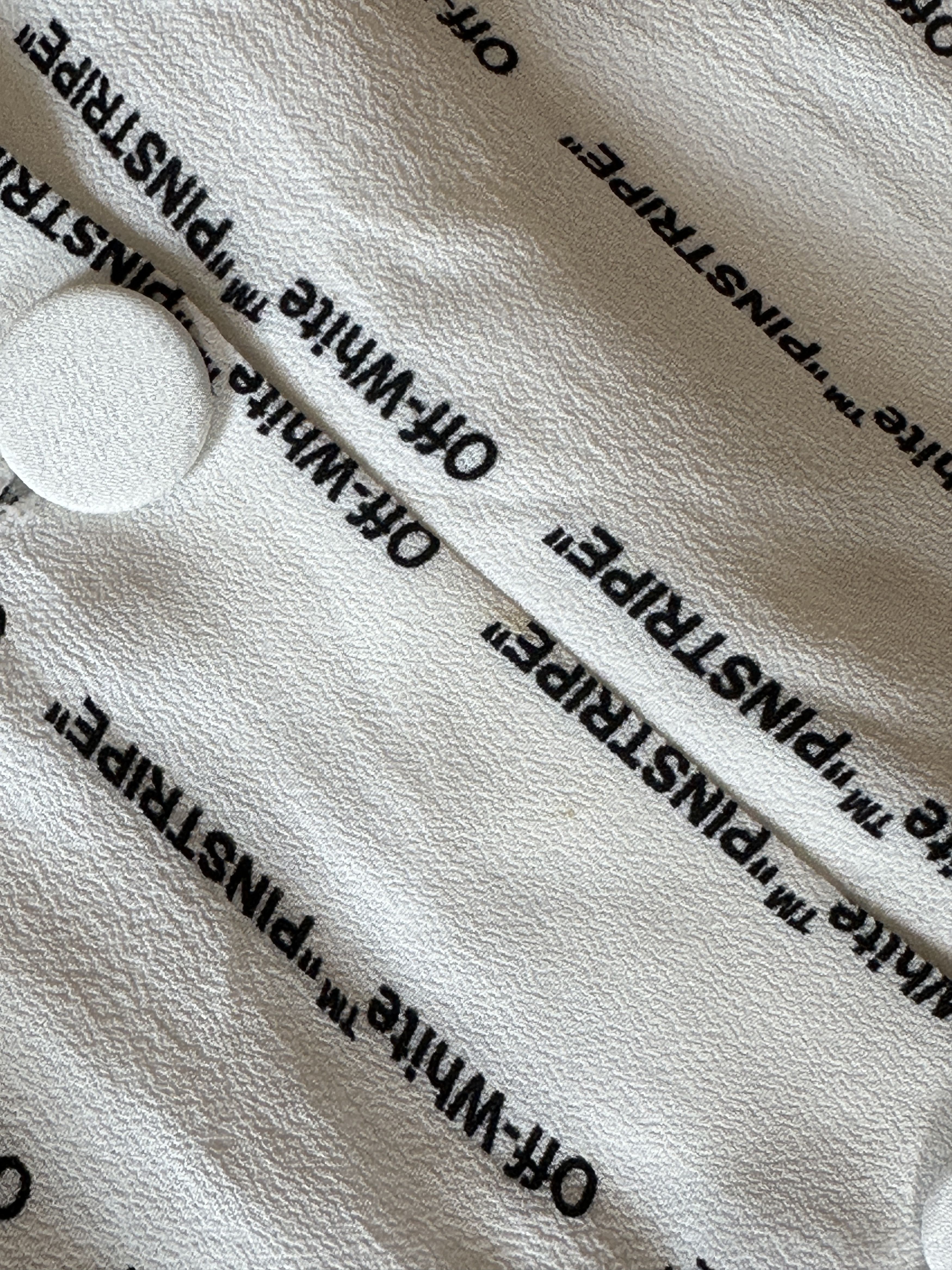 Off-White Off-White Camp Collar 'Pinstripe' Shirt Size US S / EU 44-46 / 1 - 4 Thumbnail