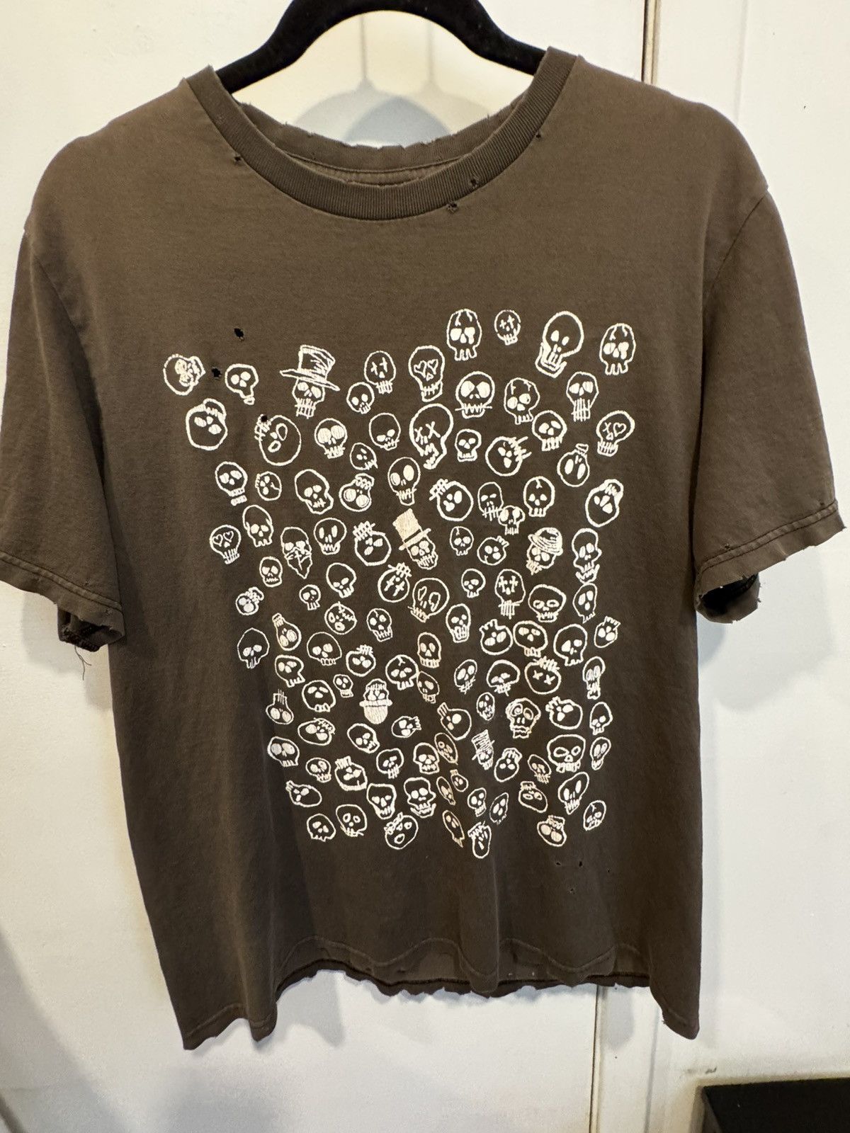 トップス 04ss Number (N)ine dream skull patch top ss04 NUMBER (N)INE すんません Skull Patch Top