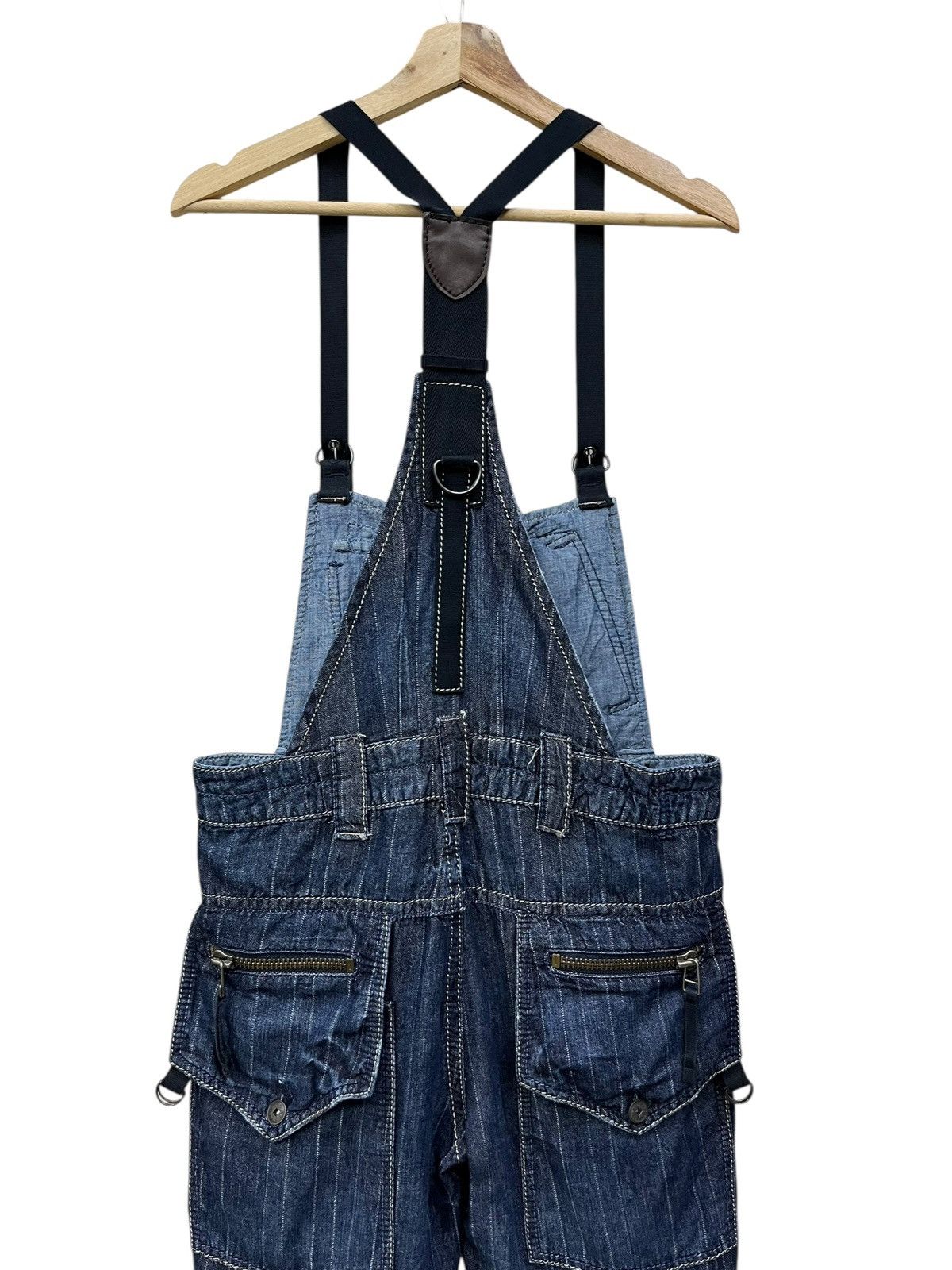 Marithe + Francois Girbaud Archive Marithe Francois Girbaud Structured Denim Overall S Size 30" / US 8 / IT 44 - 9 Thumbnail