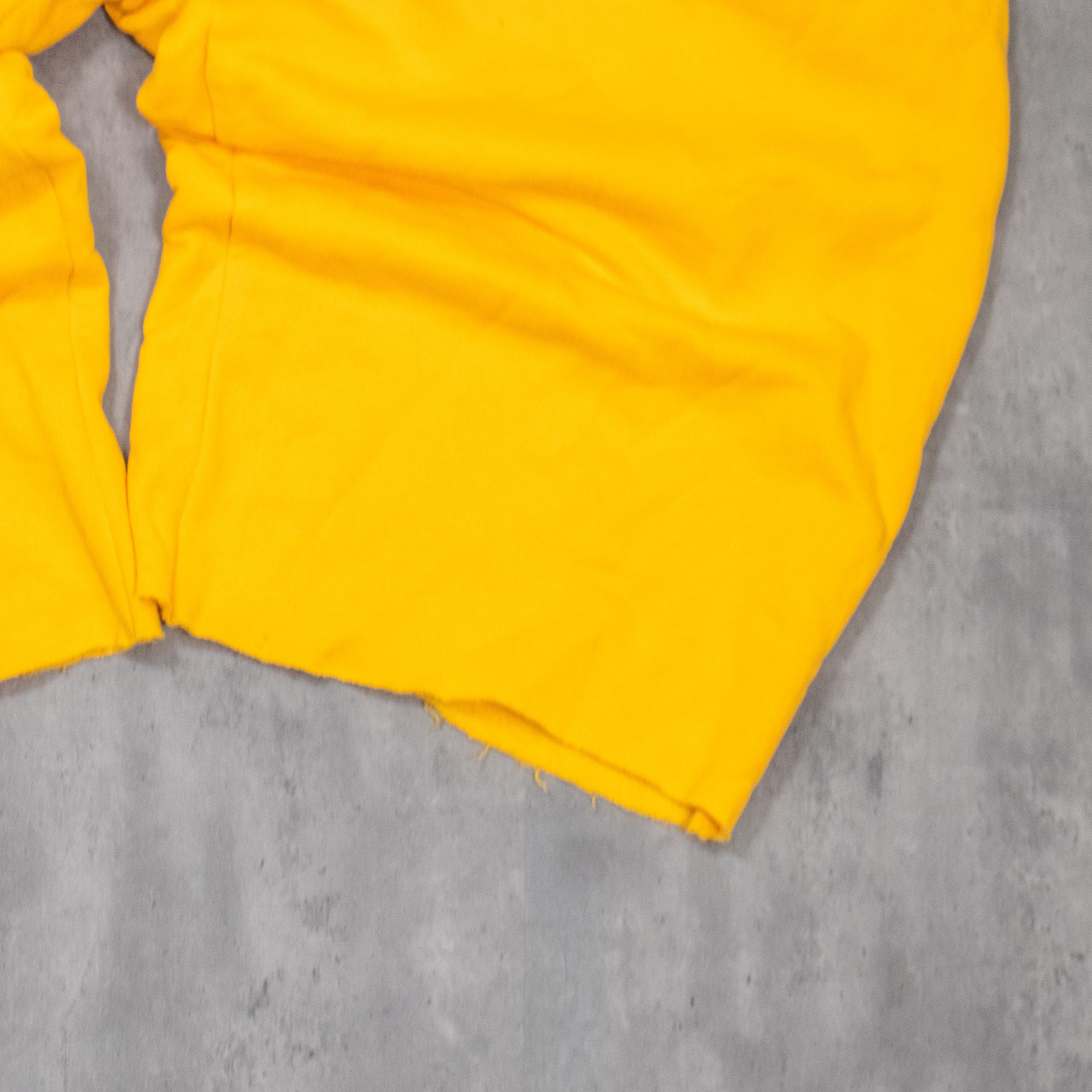 Handmade Y2K 00's Baggy Relax Fit Wide Yellow Sweatpant's Size US 44 / EU 60 - 5 Thumbnail