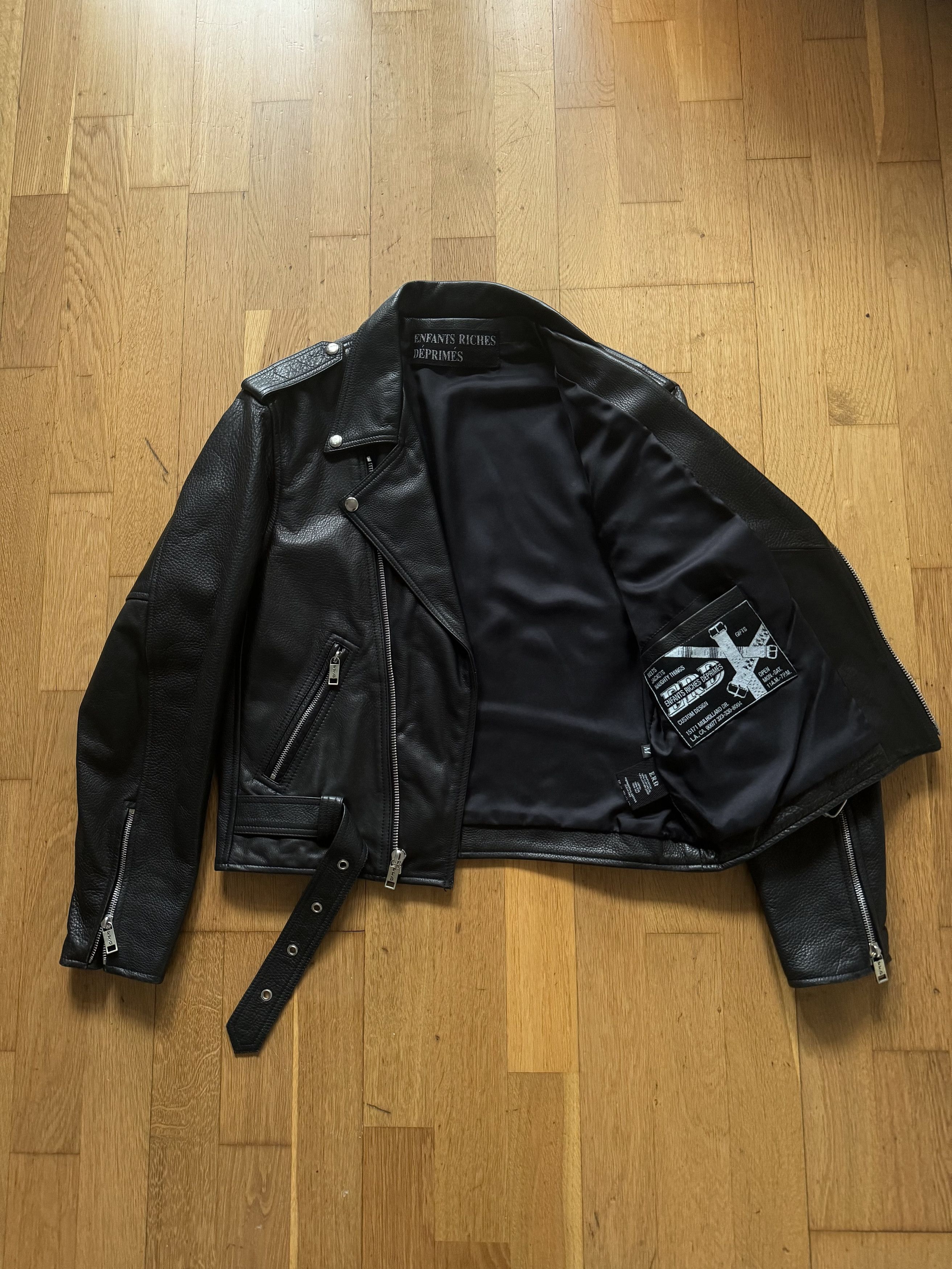 Enfants Riches Deprimes SS18 Christie's New York Sales Tax Leather Jacket Size US M / EU 48-50 / 2 - 10 Thumbnail