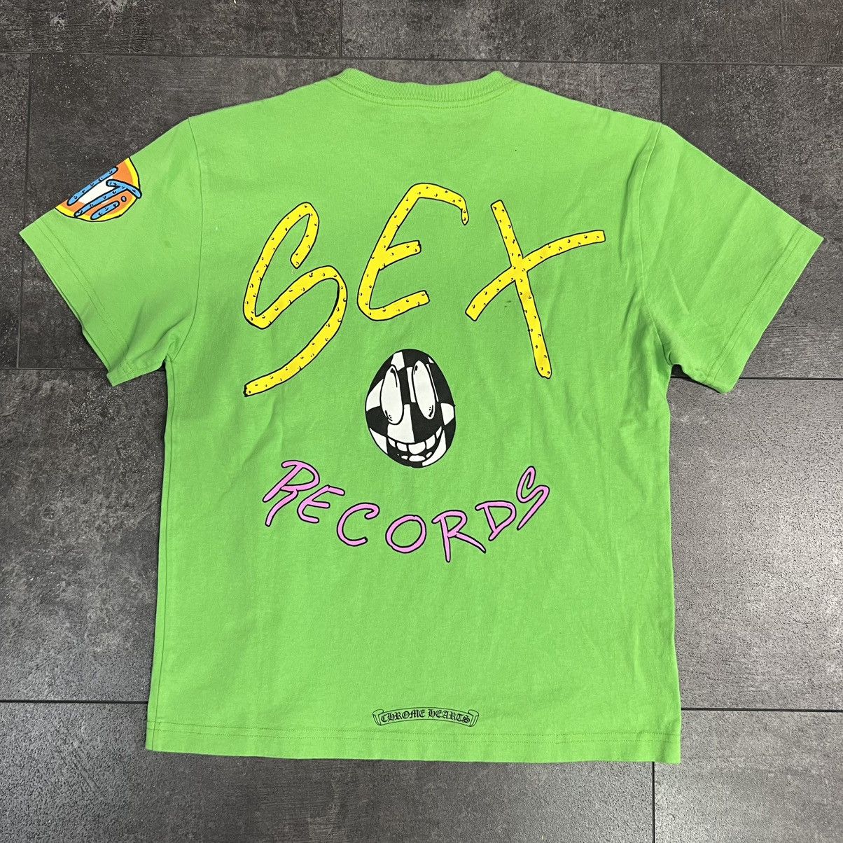 Chrome Hearts Matty Boy Sex Recrods T-Shirt Citrus