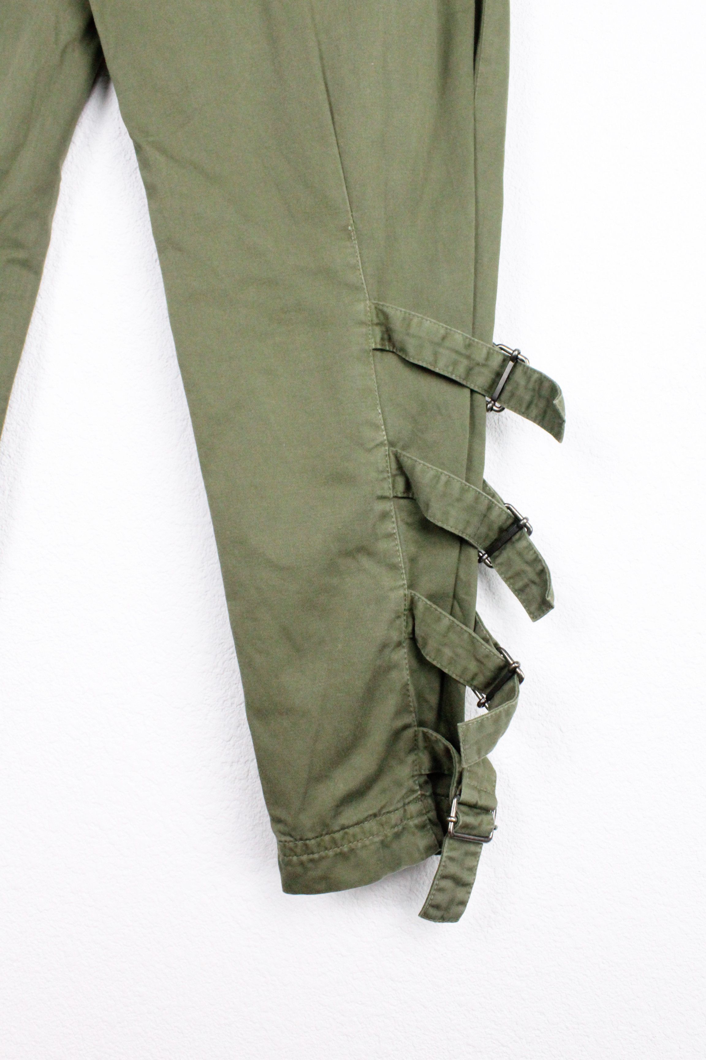 Dries Van Noten Archive Dries Van Noten Army Bondage Chino Pants Trousers Size 25" / US 0 / IT 36 - 7 Thumbnail