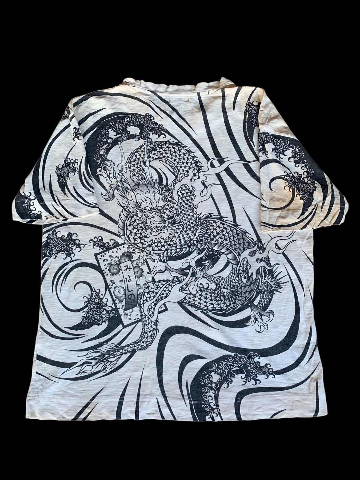 Karakuri Tamashii SUNFADED KARAKURI KAMASHI DRAGON STAIN DISTRESSED SHIRT Size US XXL / EU 58 / 5 - 3 Thumbnail