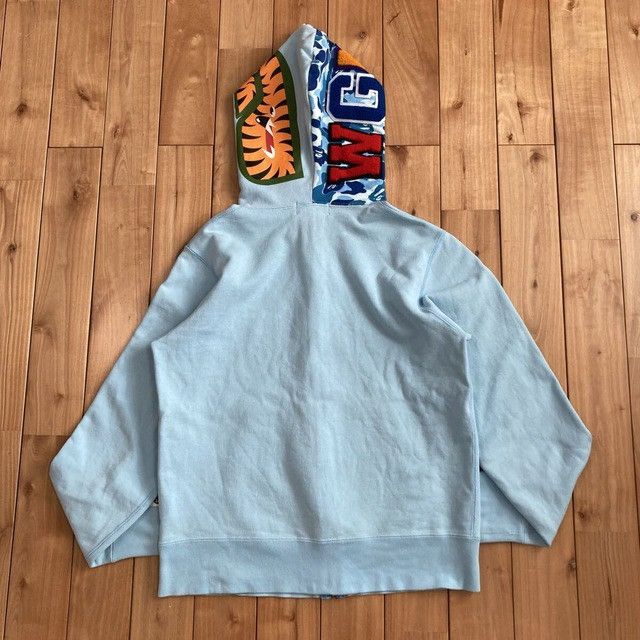 Bape BAPE ABC CAMO Blue Shark Full Zip Hoodie a bathing ape Size US M / EU 48-50 / 2 - 3 Thumbnail