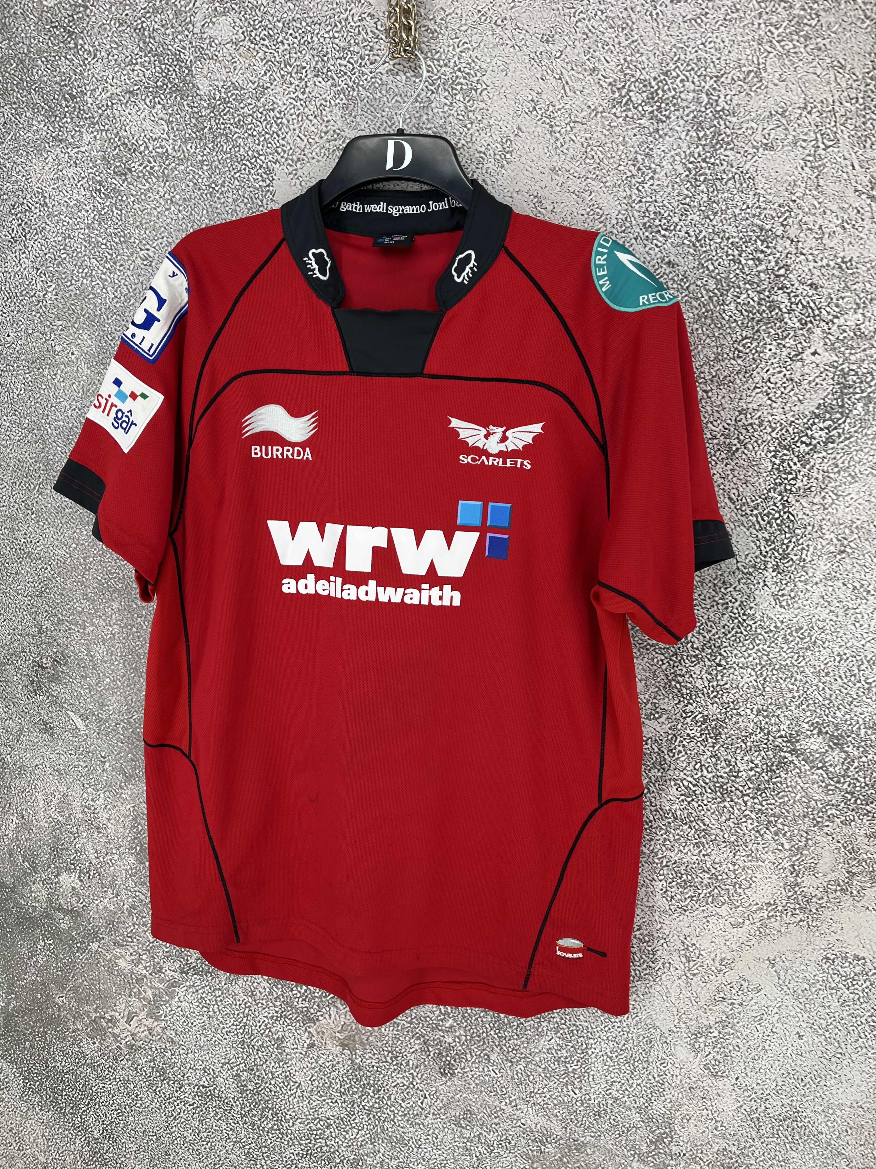 Vintage Llanelli Scarlets Rugby Home Shirt 2007/2008 - Kooga Size XL Size US XL / EU 56 / 4 - 3 Thumbnail