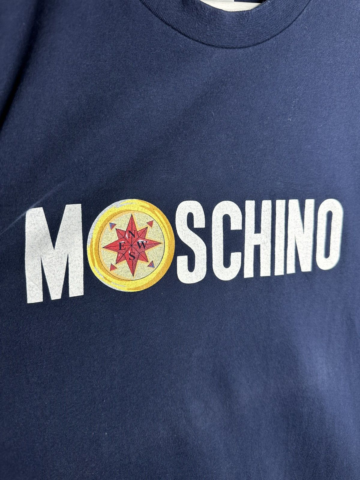 Moschino Moschino Mare Vintage 90s 00s Logo Print T Shirt Size XL Size US XL / EU 56 / 4 - 3 Thumbnail