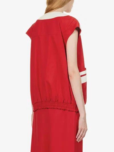 Gucci o1y0925 Crewneck Vest in Red/White Size XXS / US 00 / IT 34 - 3 Thumbnail