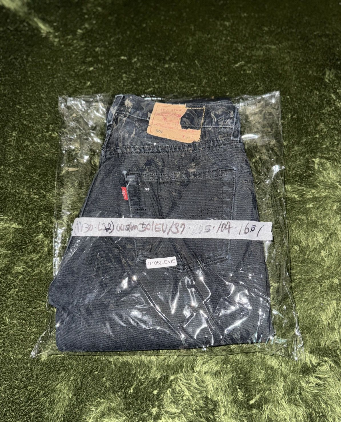 Levi's [W30/L32] Levi’s 501 Europe Custom Dyed Denim Pants Black Size US 30 / EU 46 - 13 Thumbnail
