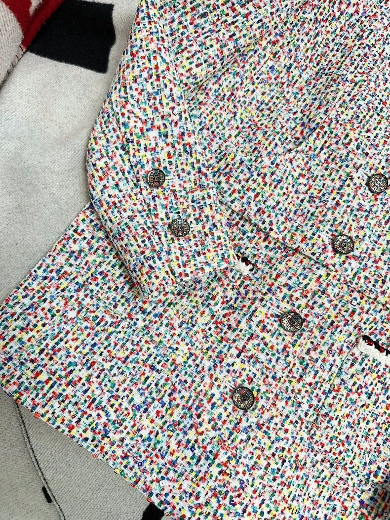 Chanel Chanel Colorful Tweed Two-Piece Shirt Jacket Size S / US 4 / IT 40 - 3 Thumbnail