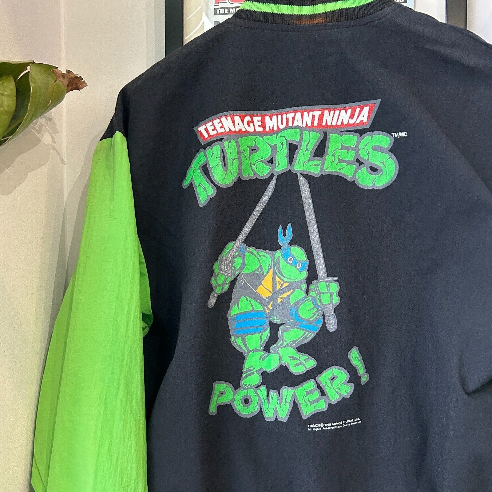 The Simpsons VINTAGE 90s | Teenage Mutant Ninja Turtles Bomber Jacket XS Size US XS / EU 42 / 0 - 8 Thumbnail
