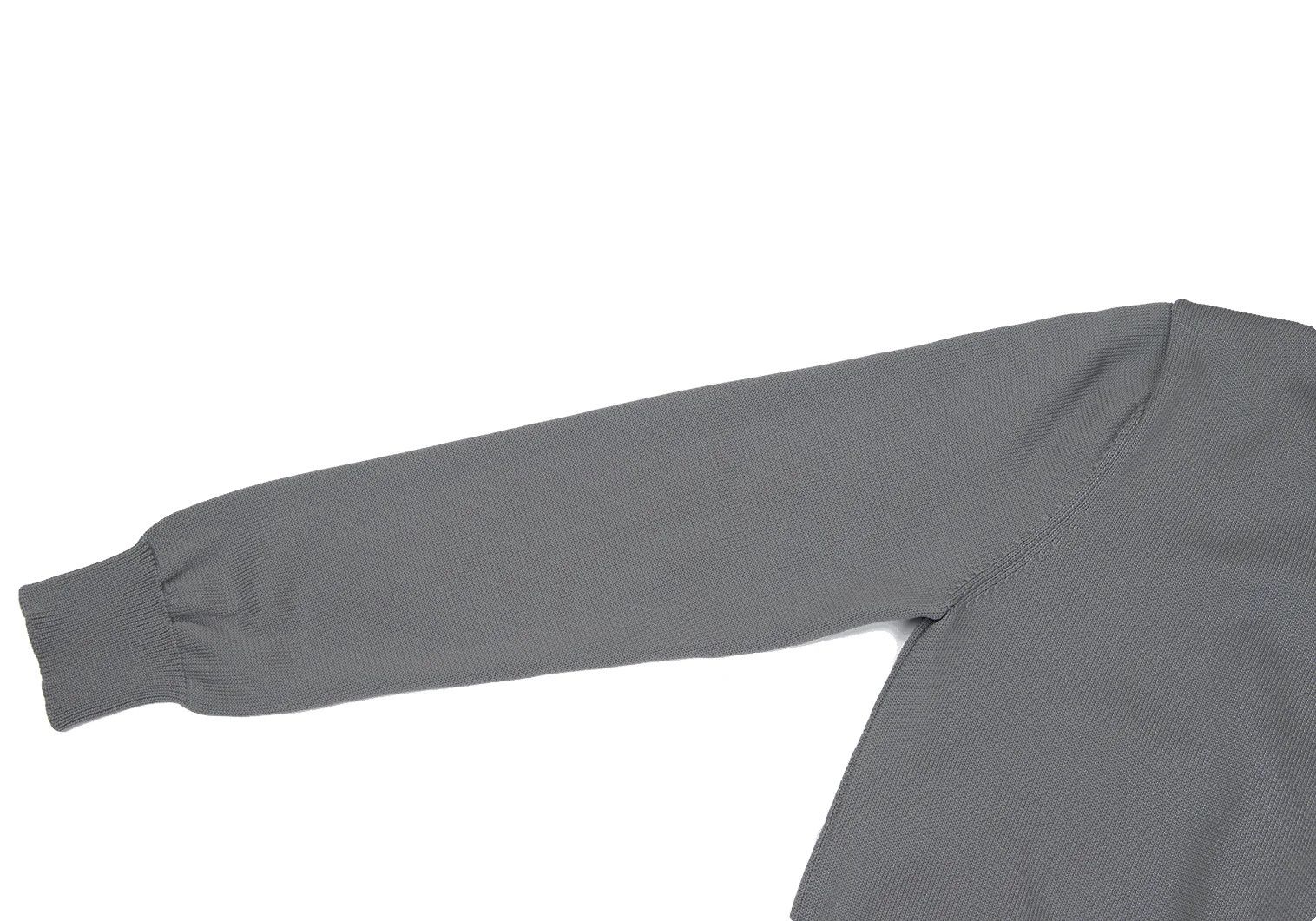 Comme des Garcons Homme Plus Embossed Design V-Neck Knit in Gray, Size M Size US M / EU 48-50 / 2 - 4 Thumbnail
